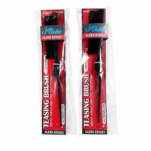 J’Babe Sleek Edges Brush Black Hair Styling Tool New